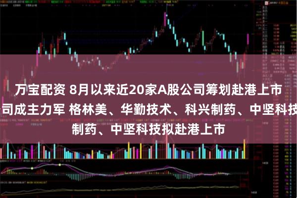万宝配资 8月以来近20家A股公司筹划赴港上市 电子行业公司成主力军 格林美、华勤技术、科兴制药、中坚科技拟赴港上市